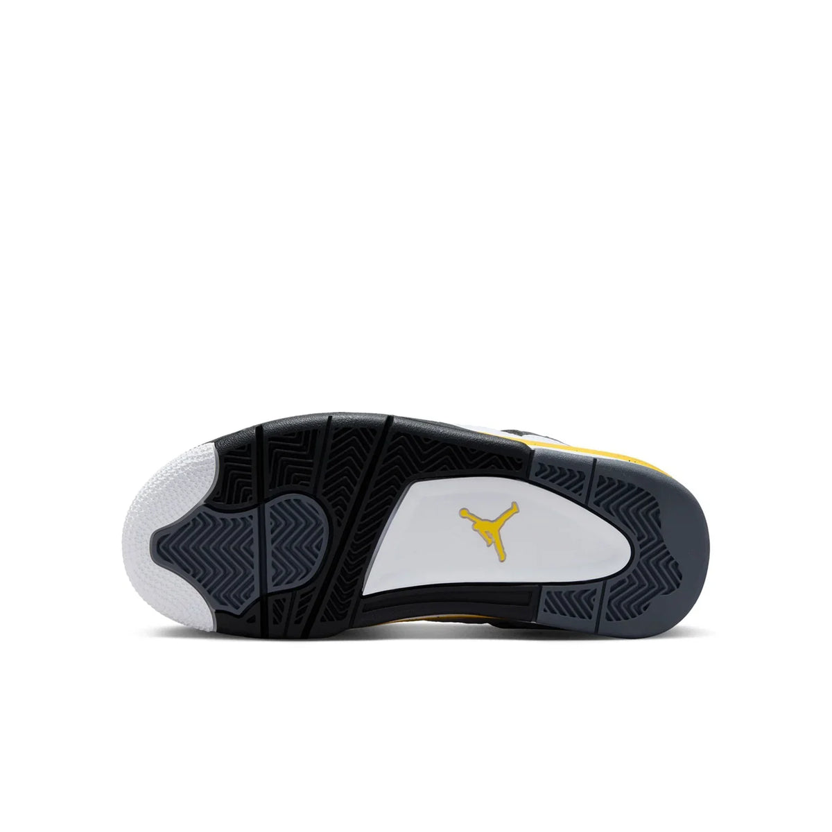 Big Kid's Air Jordan 4 Retro Tour Yellow White/Tour Yellow-Dark Blue Grey-Black 408452-102