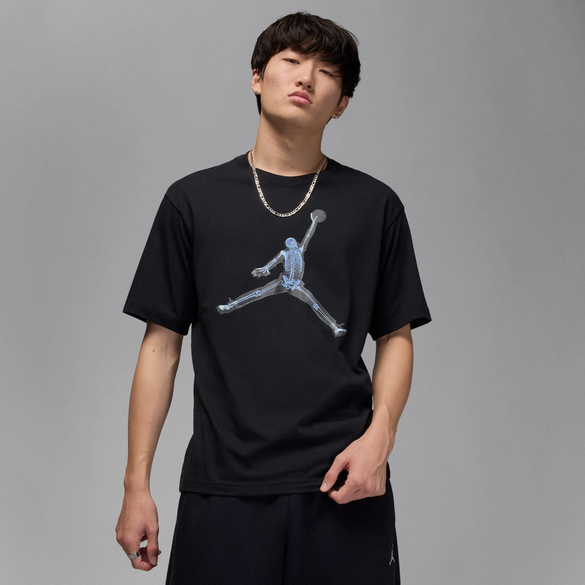 Men's Jordan Jumpman X Ray Short Sleeve T-Shirt - Black/White