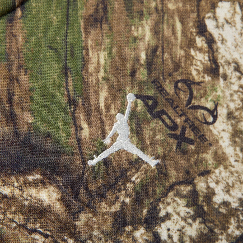 Women's Jordan Brooklyn Fleece Realtree Mod Crop Full-Zip Hoodie - Sail/Sail
