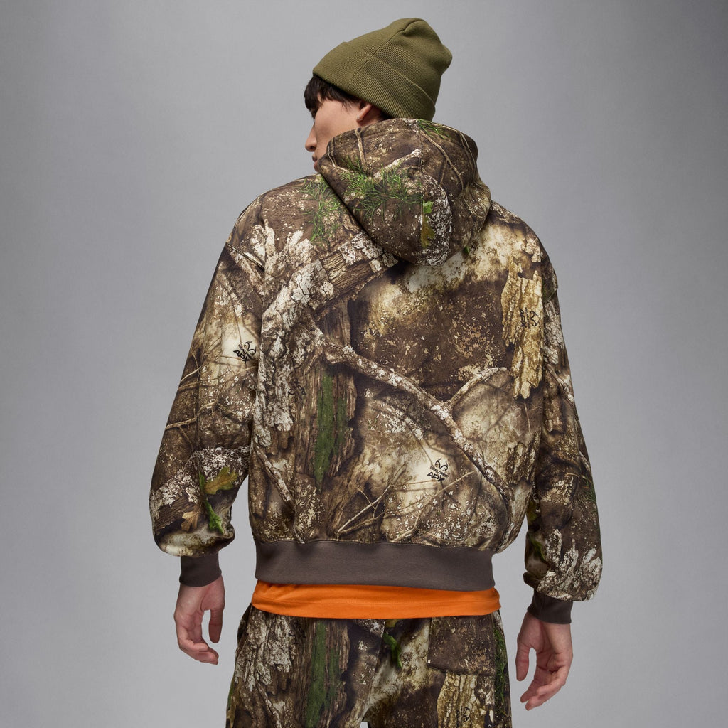 Men's Jordan Brooklyn Fleece Realtree Pullover Hoodie - Medium Olive/Sail