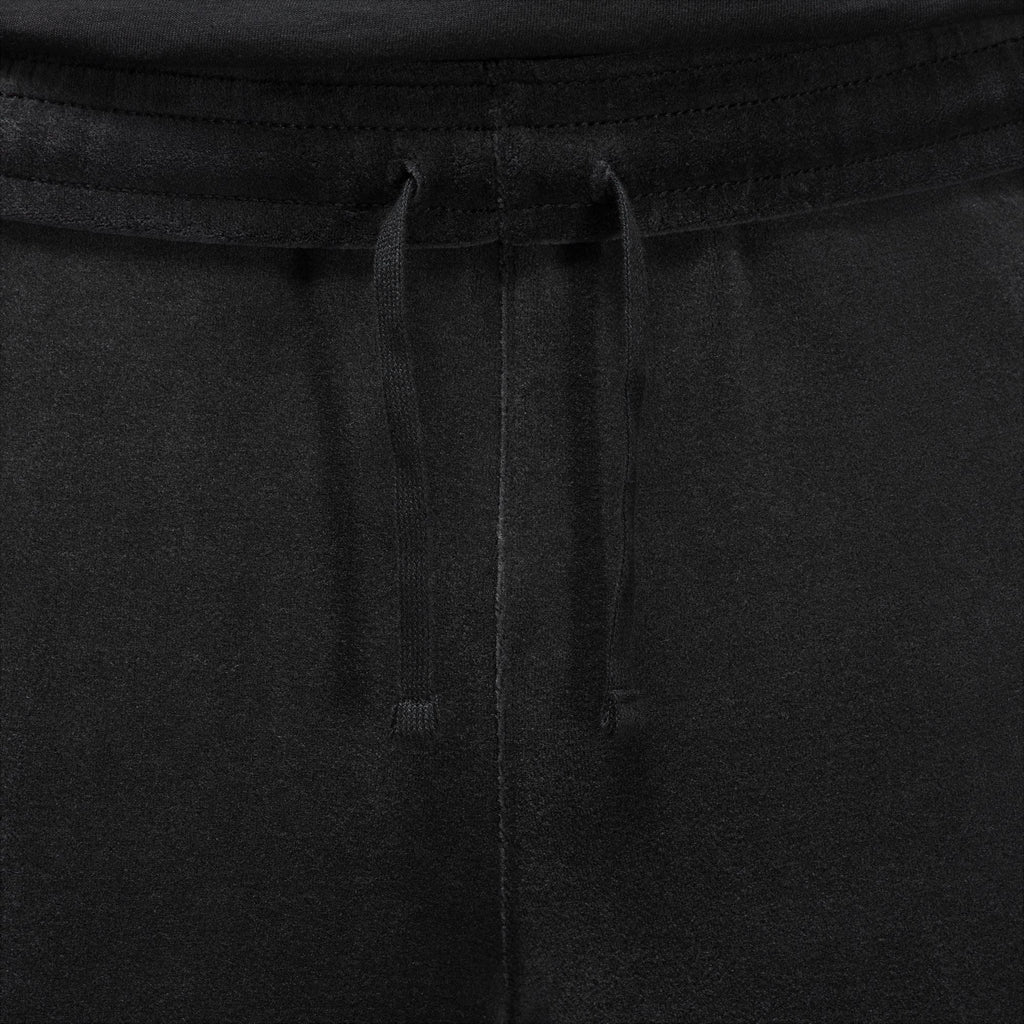 Men's Jordan Brooklyn Velour Track Pants - Black/Gym Red
