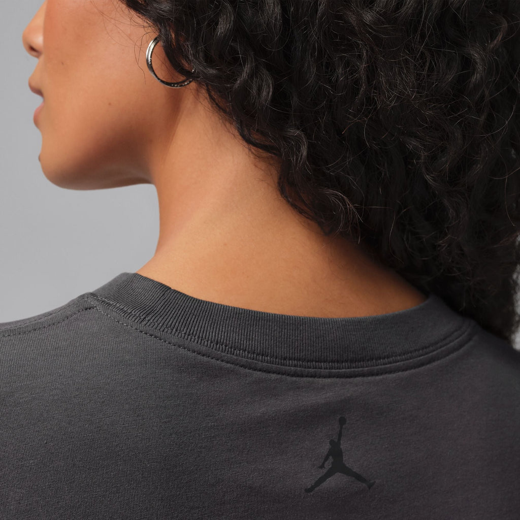Women's Jordan Flight Graphic T-ShirtDark Smoke Grey/Black