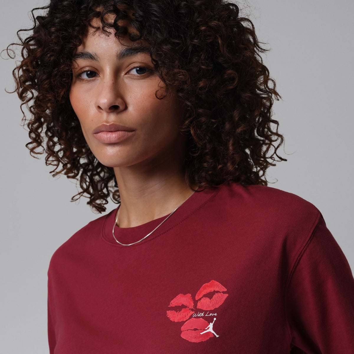 Women's Jordan Flight Graphic T-Shirt - Team Red/White