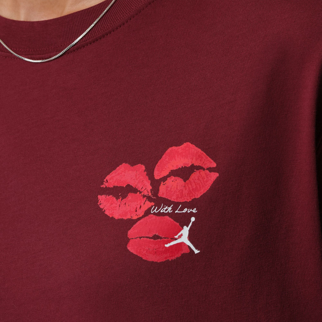 Women's Jordan Flight Graphic T-Shirt - Team Red/White