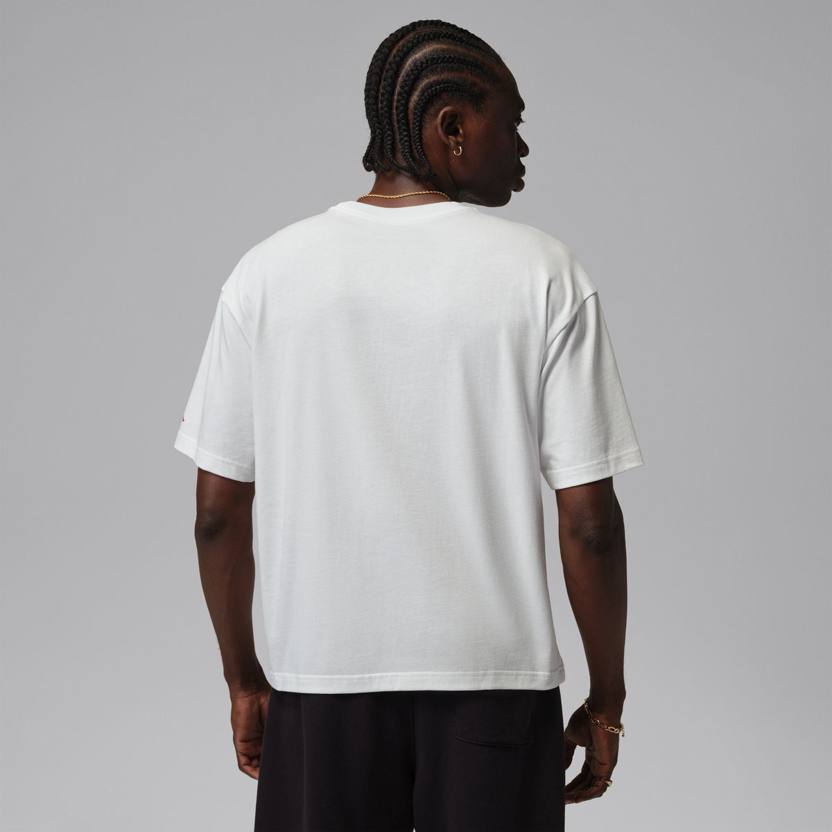 Men's Jordan Flight Essentials Boxy Graphic T-Shirt - White/University Red