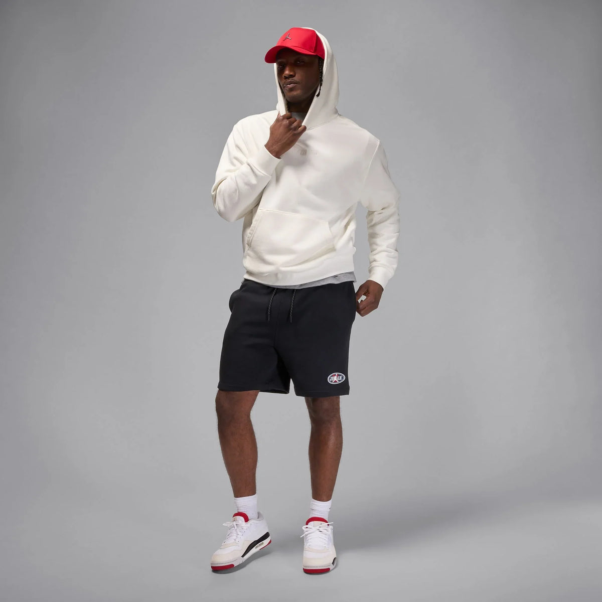 Men's Jordan Brooklyn Fleece Shorts - Black