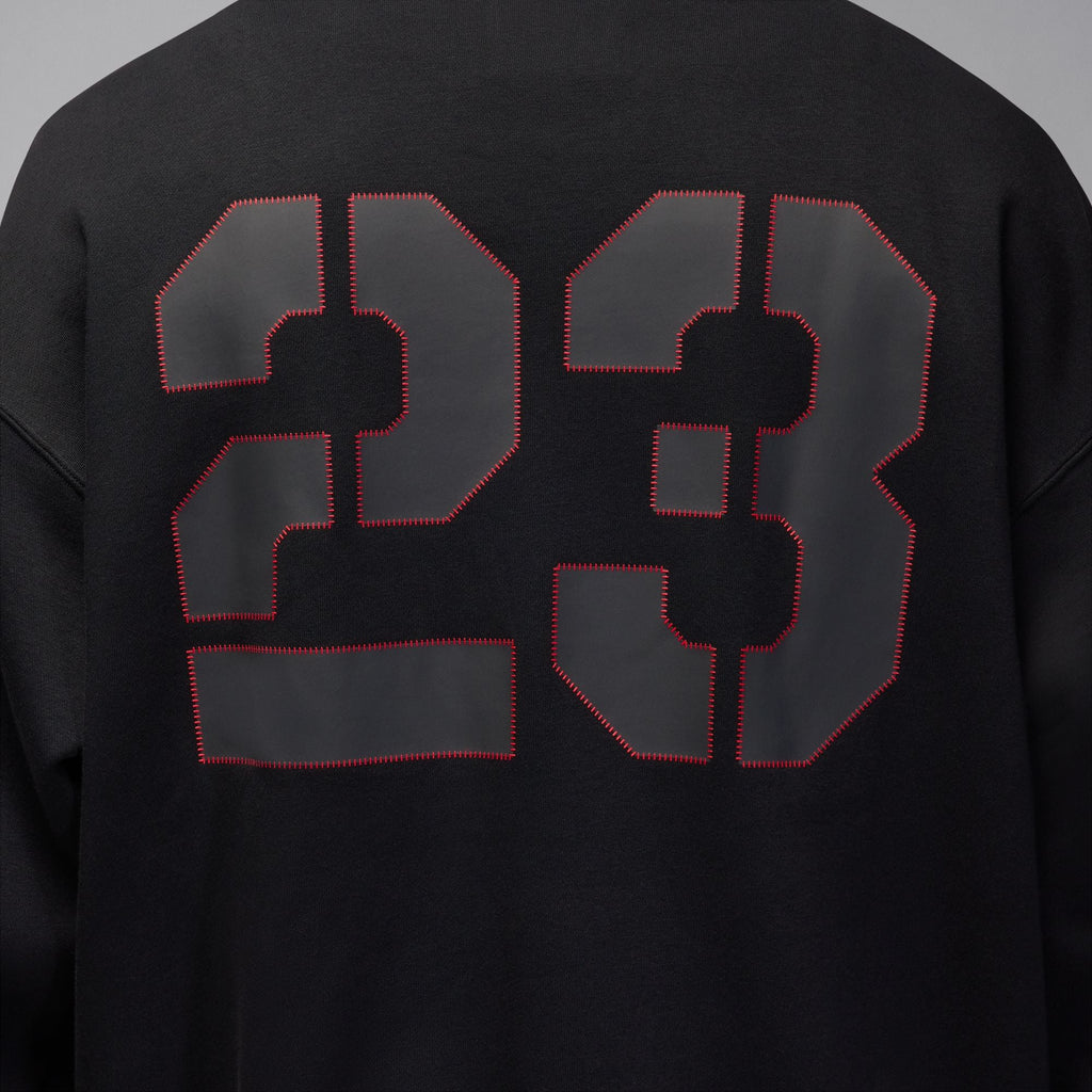 Men's Jordan Brooklyn Oversized Pullover Hoodie - Black