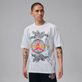 Men's Jordan Hands Graphic T-Shirt - White/Infrared 23
