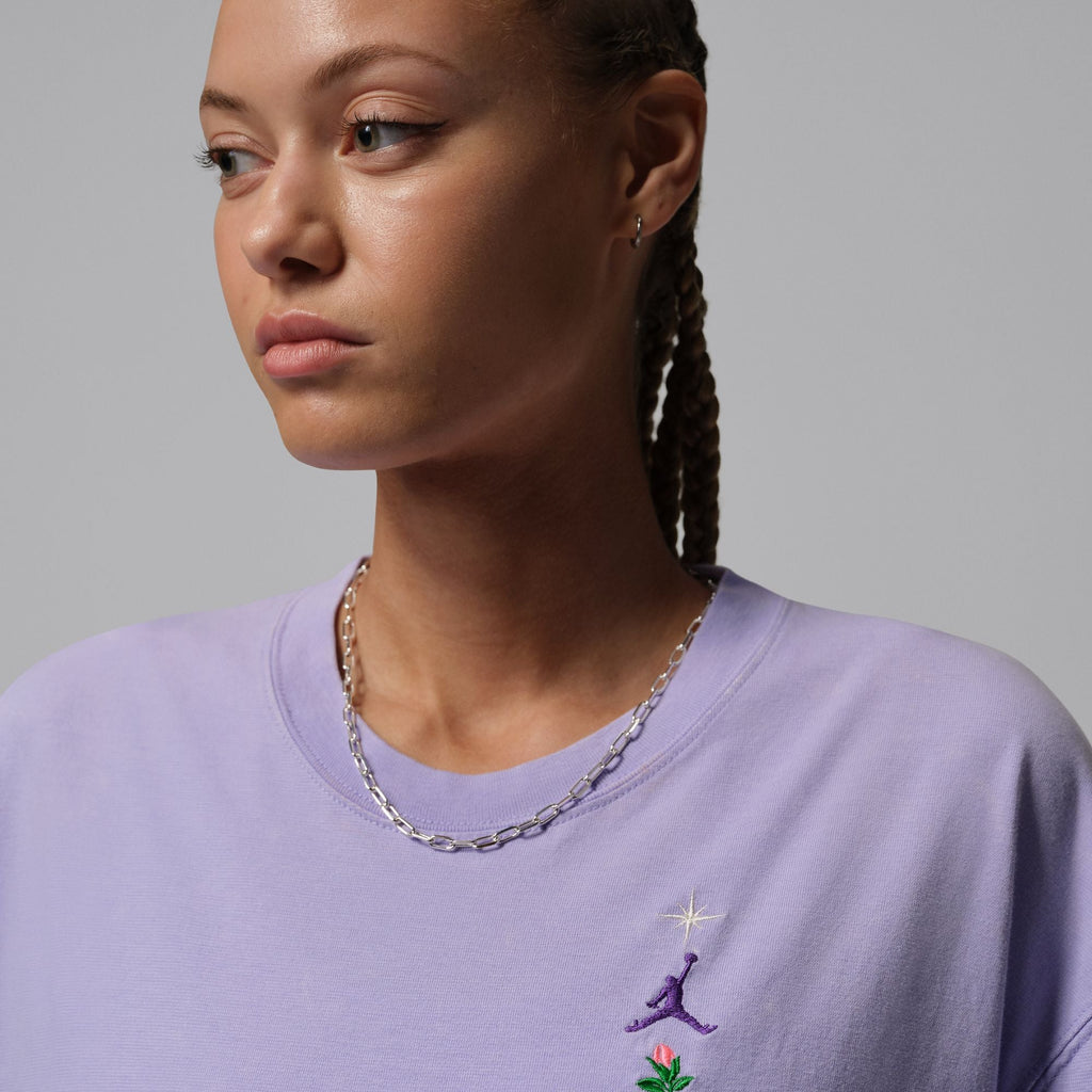 Women's Jordan Oversized Graphic T-Shirt - Hydrangeas