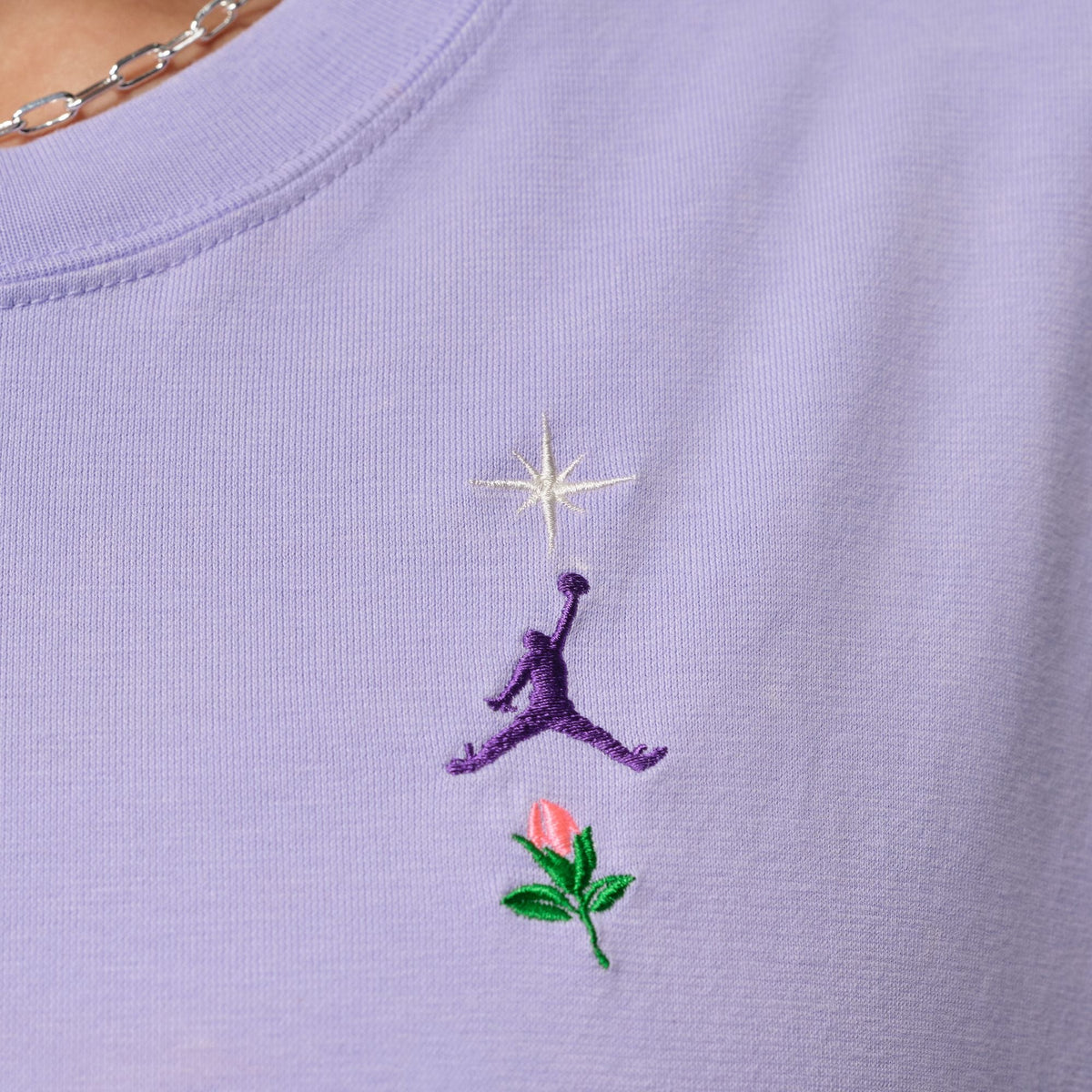 Women's Jordan Oversized Graphic T-Shirt - Hydrangeas