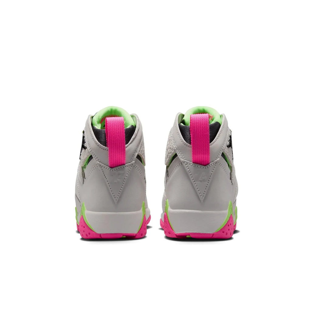 Big Kid's Air Jordan 7 "Tennis Day" Phantom/Lemon Twist-Pink Blast-Anthracite  IV6509-030