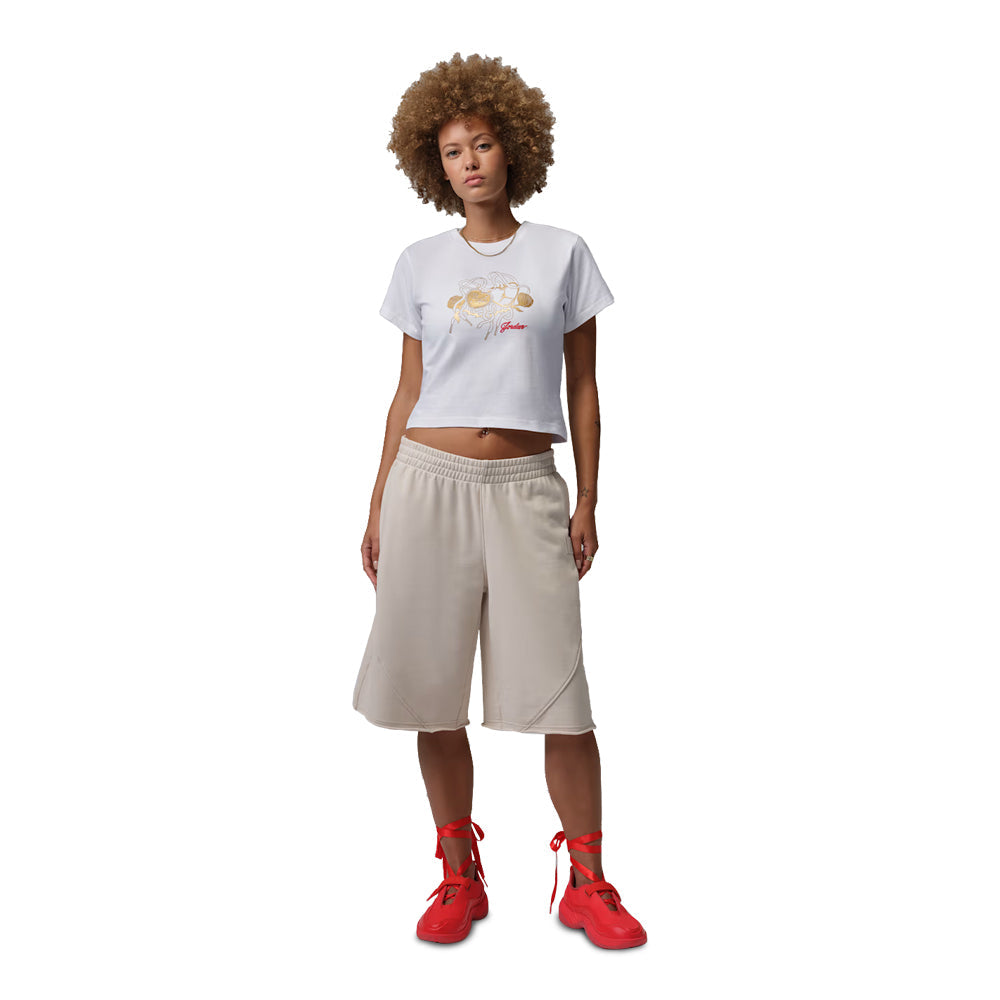 Women's Jordan Brooklyn Graphic T-Shirt White IR0782-100
