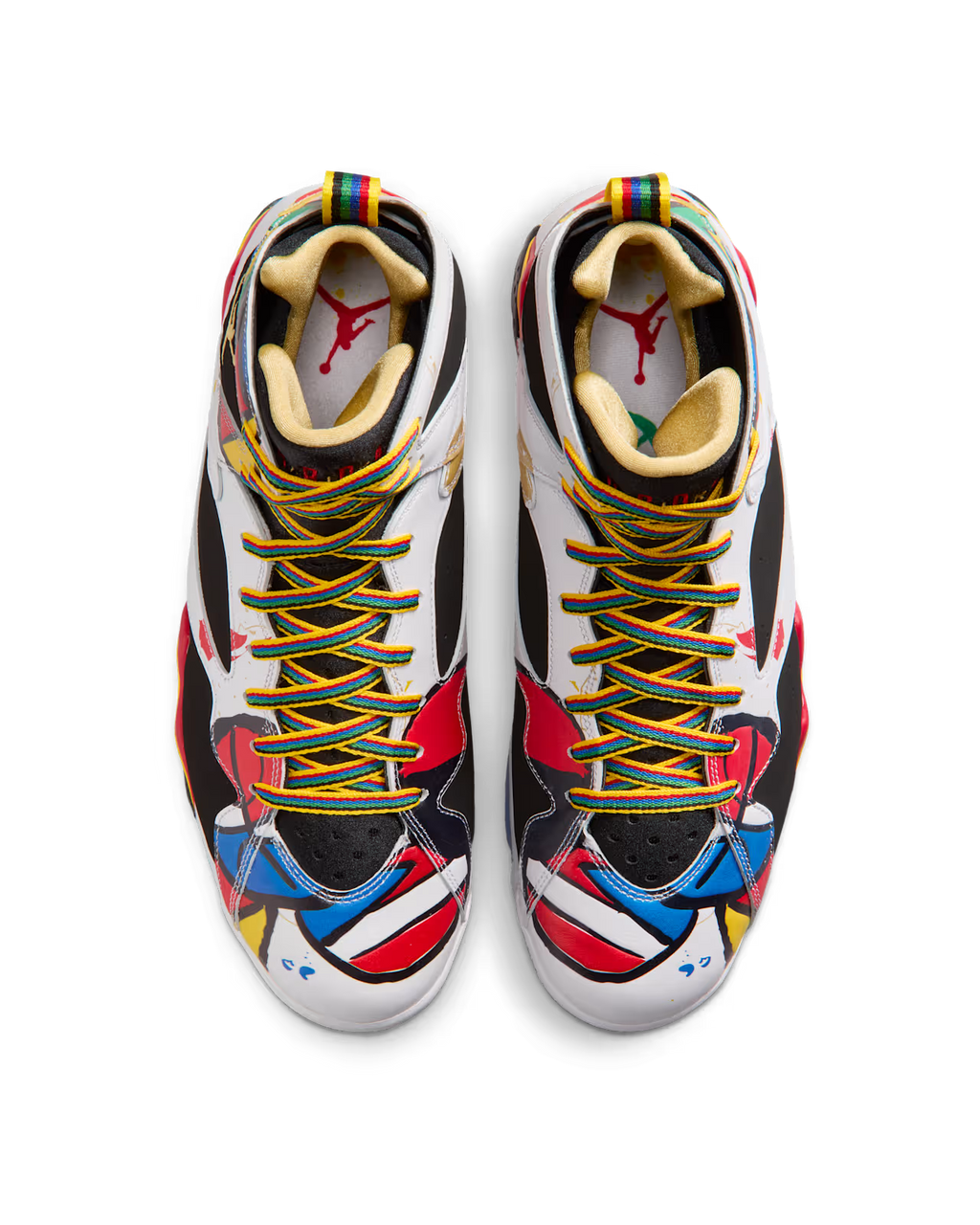 Men's Air Jordan 7 Retro Miro White/Metallic Gold/Sport Red/Varsity Royal IQ6573-100