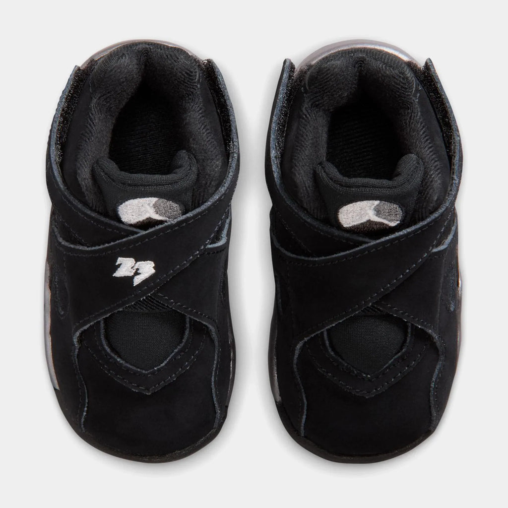 Toddler's Air Jordan 8 Retro Chrome Black/Chrome 305360-007