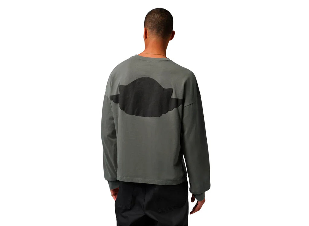 Men's Air Jordan Wings Long Sleeve T-Shirt - River Rock